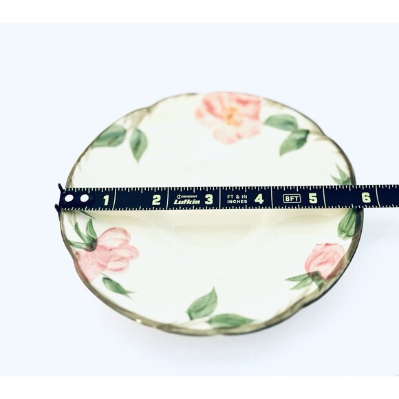 Vintage Franciscan Earthenware Desert Rose Tea Cup And Saucer Set - Picture 3 of 11